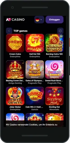 NVCasino register